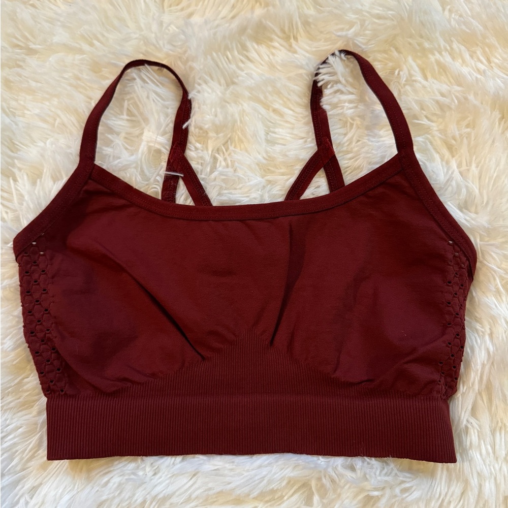 NWOT BaoBei Active Adore Maternity & Nursing Bralette - Maroon - Size M/L